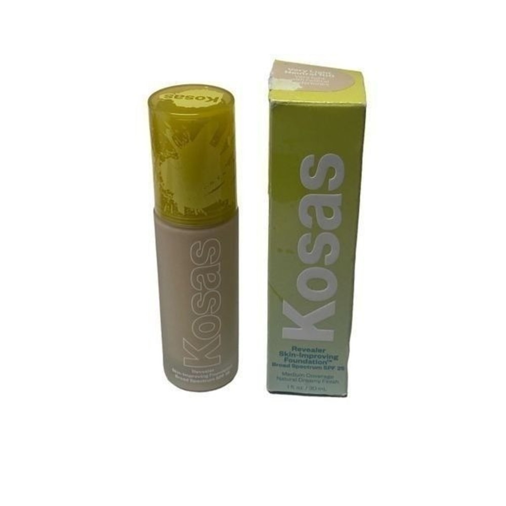 Kosas Revealer Skin-Improving Foundation SPF25 Very Light Neutral 110 NIB READ
